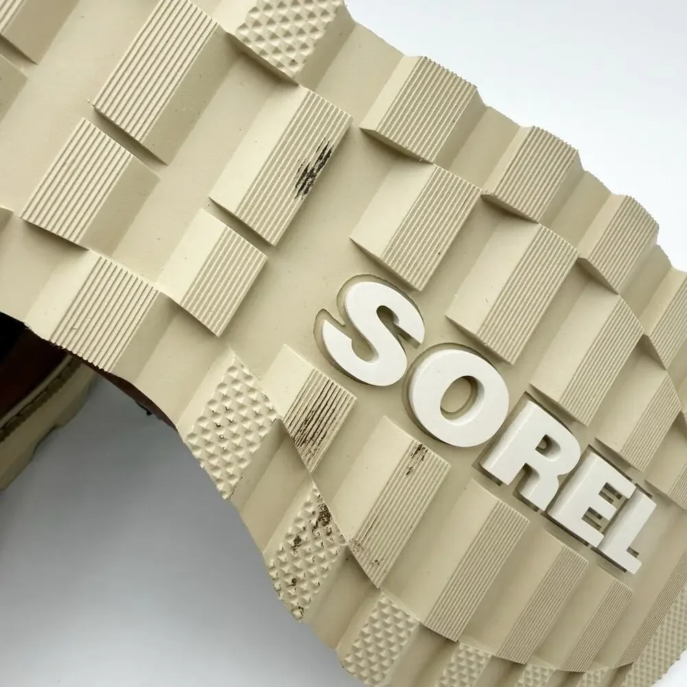 Sorel Mens Madson II Moc Toe Boots US 7.5 EU 40.5 Brown Leather Waterproof NIB